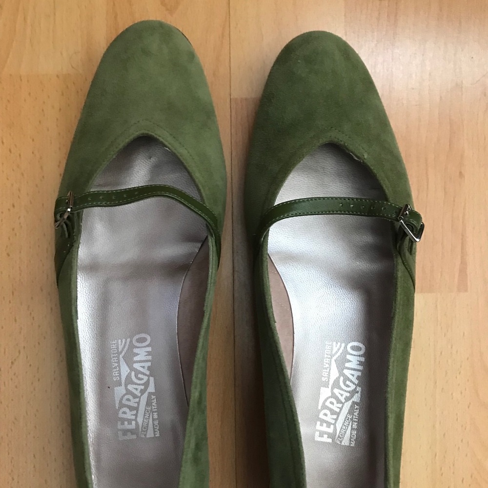 Salvatore Ferragamo Audrey Suede shoes